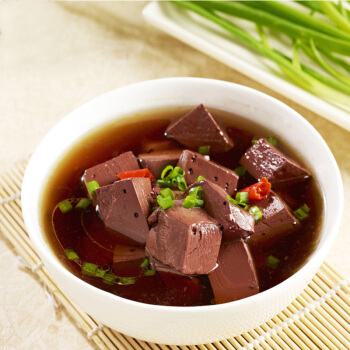 新鲜血豆腐冒菜麻辣烫毛血旺火锅食材配菜